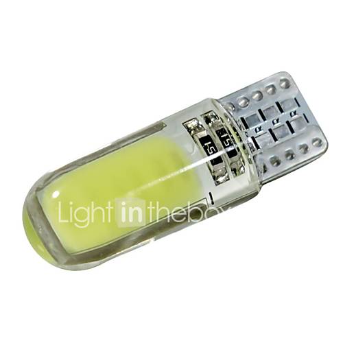 Image de 2pcs nouvelle conception de dissipation de chaleur au silicium t10 10w 800lm motif d'Ã©clairage Ã  360 degrÃ©s erreur de bus sans t10 ampoule