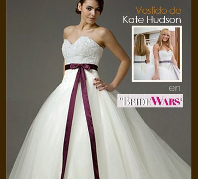 Vestido de Kate Hudson en Bride Wars