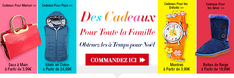 Des Cadeaux Pour Toute la Famille