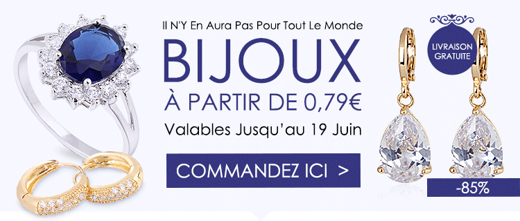 Bijoux à Partir de 0,79€