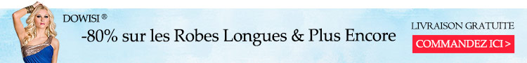 -80% sur les Robes Longues & Plus Encore
