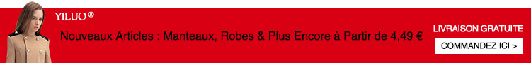 Nouveaux Articles : Manteaux, Robes & Plus Encore à Partir de 4,49 €