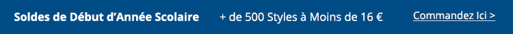 Soldes de Début d'Année Scolaire