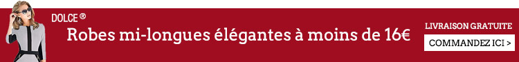 Robes mi-longues élégantes à moins de 16€