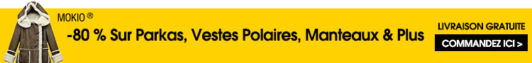 -80 % Sur Parkas, Vestes Polaires, Manteaux & Plus