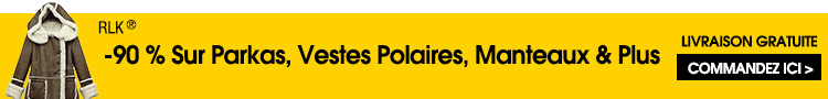 -90 % Sur Parkas, Vestes Polaires, Manteaux & Plus