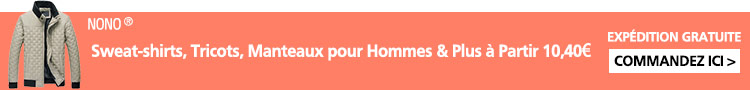 Sweat-shirts, Tricots, Manteaux pour Hommes & Plus à Partir 10,40€