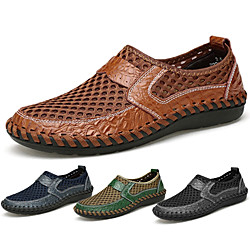 Mocasines de hombre mocasines de malla transpirable zapatos de barco zapatillas zapatos de confort diario negro azul verde verano Lightinthebox 8074719 