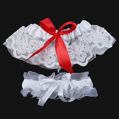 2-Piece Lovely Lace With Satin Bowknot Wedding Garters 174113 2017 – $9.99