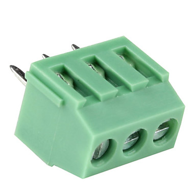 DIY 3-Pin Cable Wire Terminal Connectors-Green (20-Piece Pack) 379292 ...