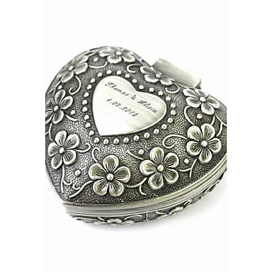 Personalized Elegant Heart-shaped Decorative Pattern Tin Alloy Women's ...