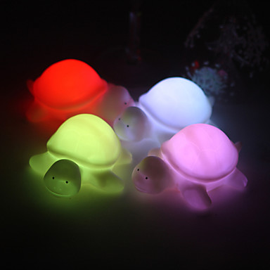 Wedding Décor Cute Vinyl Little Turtles LED Lamp - Set of 4 (Color ...