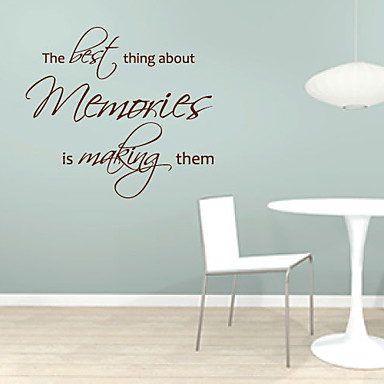 The Best Thing about Memories is Making Them Wall Sticker 635787 2017 ...