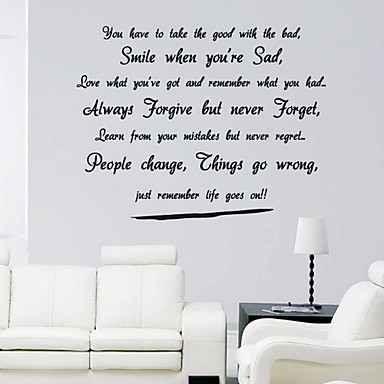 Life Goes Wall Sticker 694081 2017 – $8.99