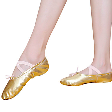 Gold Children & Women's Leatherette Upper Ballet Dance Shoes 825507 ...