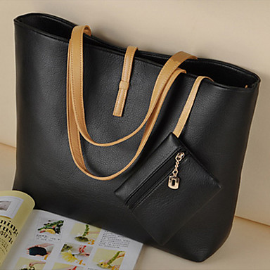 Europe Fashion Street Women Lady Handbag Soft Synthetic Leather Tote ...