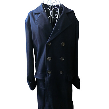 Men's Wool Coat Inspired by Sherlock Holmes - USD $ 119.99