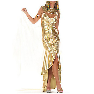 Sexy Women’s Egyptian Queen Golden Halloween Costume(3 Pieces) 407210 ...