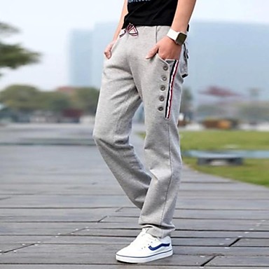 Men's Fashion Casual Sweatpants(Button Location,Color And Pattern ...