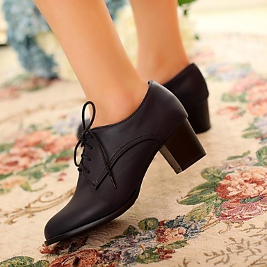 Women's Spring / Summer / Fall / Winter Round Toe Leatherette Casual ...