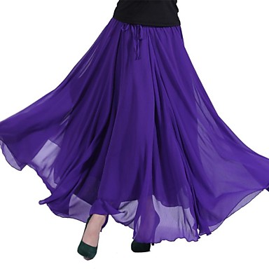 Ballroom Dance Skirts Women's Performance Chiffon / Taffeta 1709050 ...