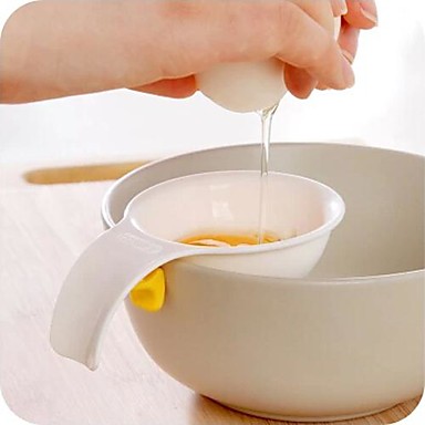 Round Plastic White Egg Separator 1731351 2016 – $0.89