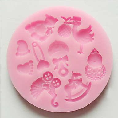 3D Bear Feet Baby Toy Silicone Chocolate Mold Fondant Sugar Craft Molds ...