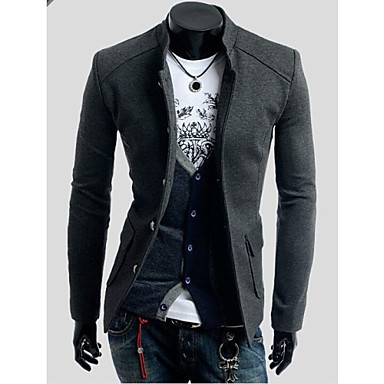 Men's Solid Collar Slim Fit Casual Long Sleeve Small Blazer 1822486 ...