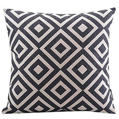 Cotton/Linen Pillow Cover , Plaid Modern/Contemporary 1840922 2016 – $8.49
