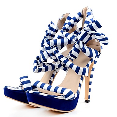 Women's Shoes BC Open Toe Stiletto Heel Sandals with Zipper Shoes ...