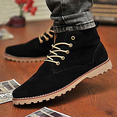 Men's Spring / Summer / Fall / Winter Round Toe Leatherette Casual Flat ...