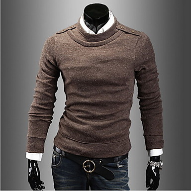 Men's Fashion Round Neck Long Sleeve Casual Sweater 1138024 2016 – $7.99