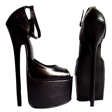 Women's Spring Fall Platform Leather Party & Evening Stiletto Heel ...