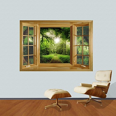 3D Wall Stickers Wall Decals, Forest Decor Vinyl Wall Stickers 2709825 ...