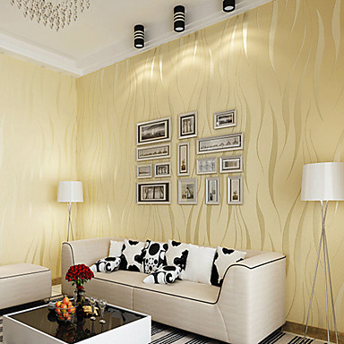 Contemporary Wallpaper Art Deco 3D Simple Modern Wallpaper Wall ...