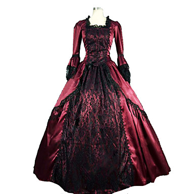 One-Piece Gothic Lolita Steampunk®/Vintage Cosplay Lolita Dress Red ...
