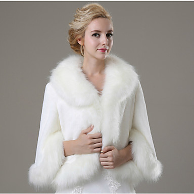 Wedding / Party/Evening / Casual Faux Fur Coats/Jackets Long Sleeve Fur ...