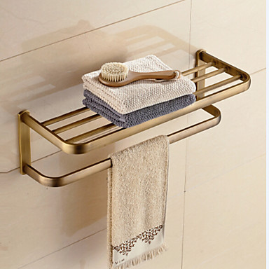 Bathroom accessories,Antique Brass Material Material Bathroom Shelf ...