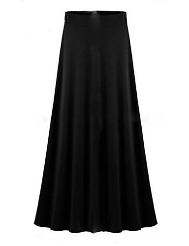 Women's Black/Gray/Red Skirts , Casual Maxi 1765042 2017 – $14.99