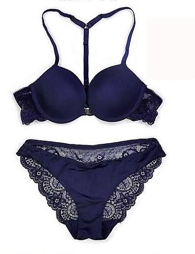 5/8 cup Bras & Panties Sets , Push-up Cotton 1993529 2017 – $12.99