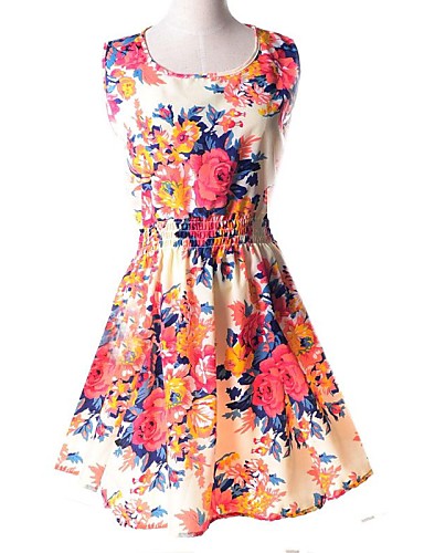 Women's Floral Dress,Casual 2651679 2017 – $5.09