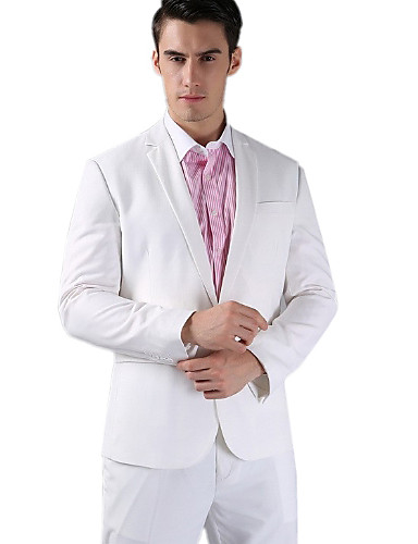 White Fleece Slim Fit Two-Piece Suit 2703286 2017 – $89.99