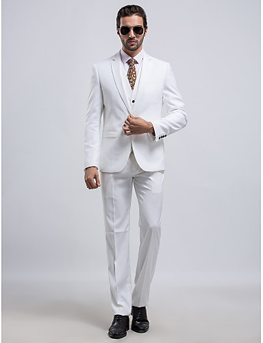 White Serge Slim Fit Three-Piece Suit 2292646 2017 – $79.99