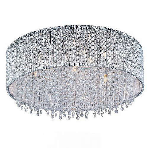 

QINGMING 10-Light Монтаж заподлицо Золотой Хрусталь, Лампочки включены 110-120Вольт / 220-240Вольт Лампочки включены / G9