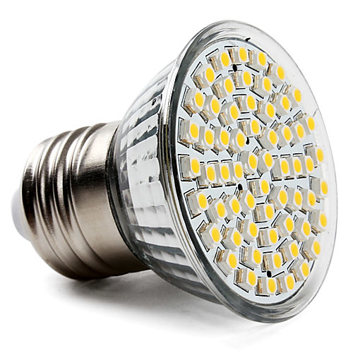 

1шт 3.5 W 300-350 lm E26 / E27 Точечное LED освещение 60 Светодиодные бусины SMD 2835 Тёплый белый Холодный белый Естественный белый 220-240 V
