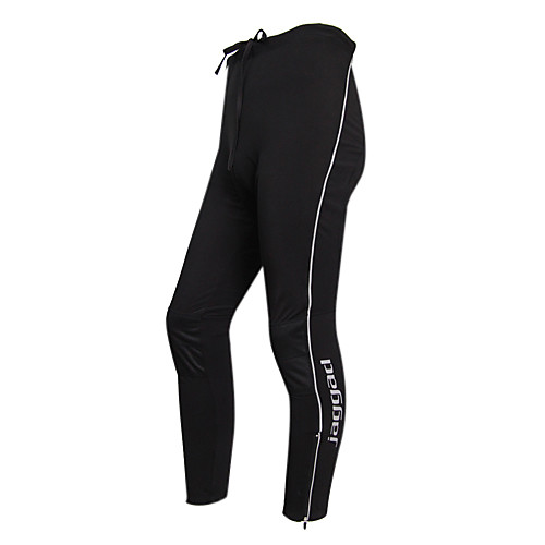 

Men's Long Sleeve Winter Fleece Polyester Spandex Black Bike Bottoms Breathable Quick Dry Sports Clothing Apparel