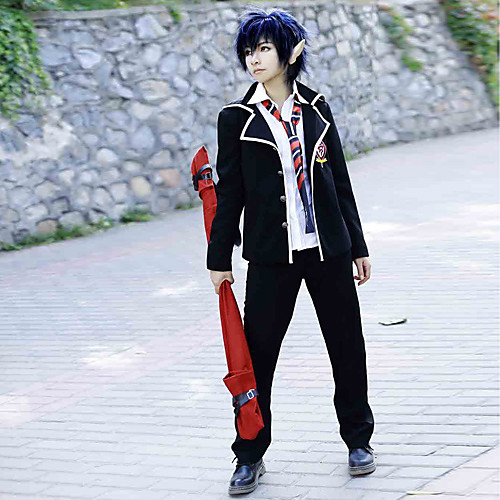 

Inspired by Blue Exorcist Rin Okumura Anime Cosplay Costumes Japanese Cosplay Suits / School Uniforms Solid Colored Long Sleeve Coat / Shirt / Pants For Men's / Women's