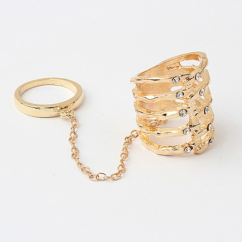 

Women's Golden Alloy Unusual Unique Design Fashion Daily Jewelry