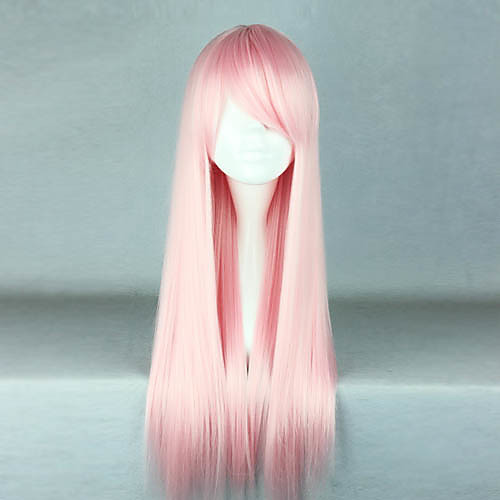 фото Косплэй парики жен. 28 дюймовый термостойкое волокно розовый аниме Lightinthebox
