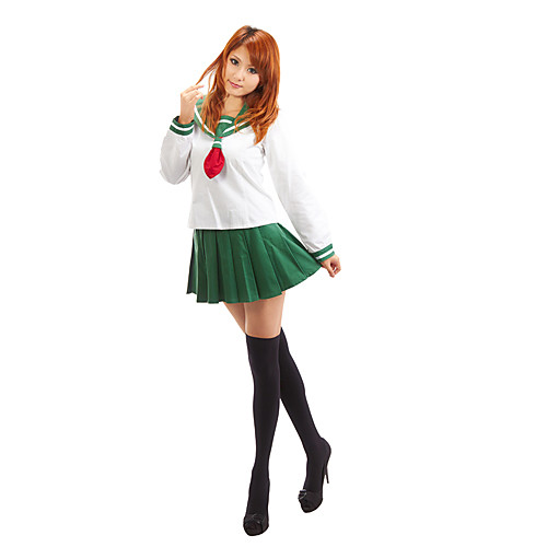фото Вдохновлен инуяша higurashi kagome аниме косплэй костюмы японский косплей костюмы / школьная форма однотонный длинный рукав кофты / юбки назначение жен. Lightinthebox